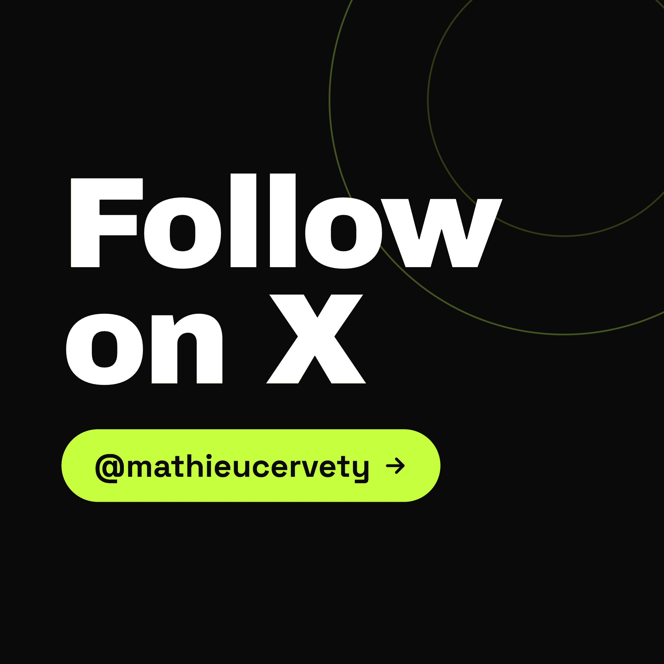 Follow @mathieucervety on X thumbnail
